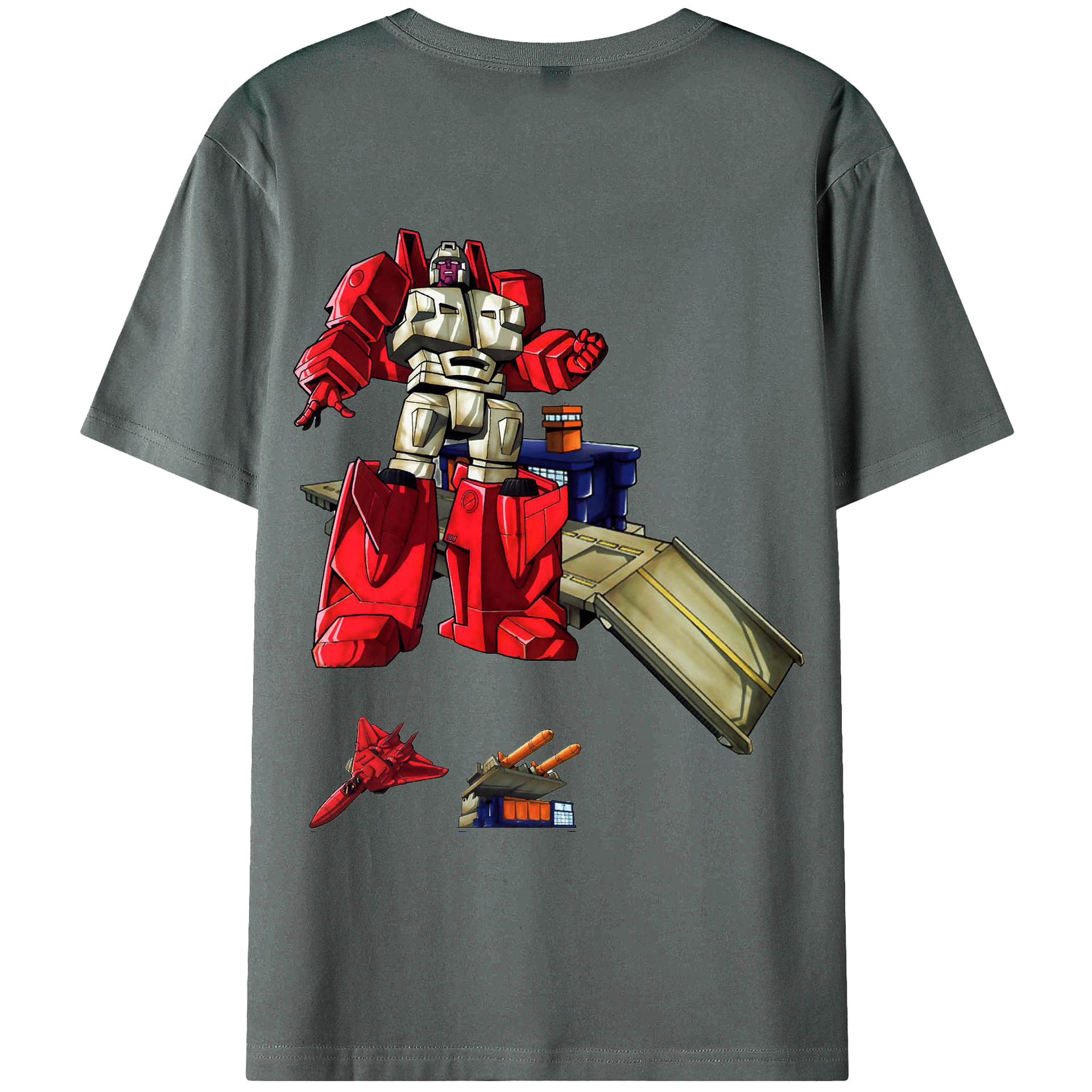 （画像用）  綿100％ メンズ半袖Tシャツ（バックプリント） 通気性